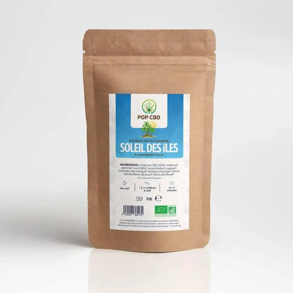 TISANE CBD BIO SOLEIL DES ÎLES